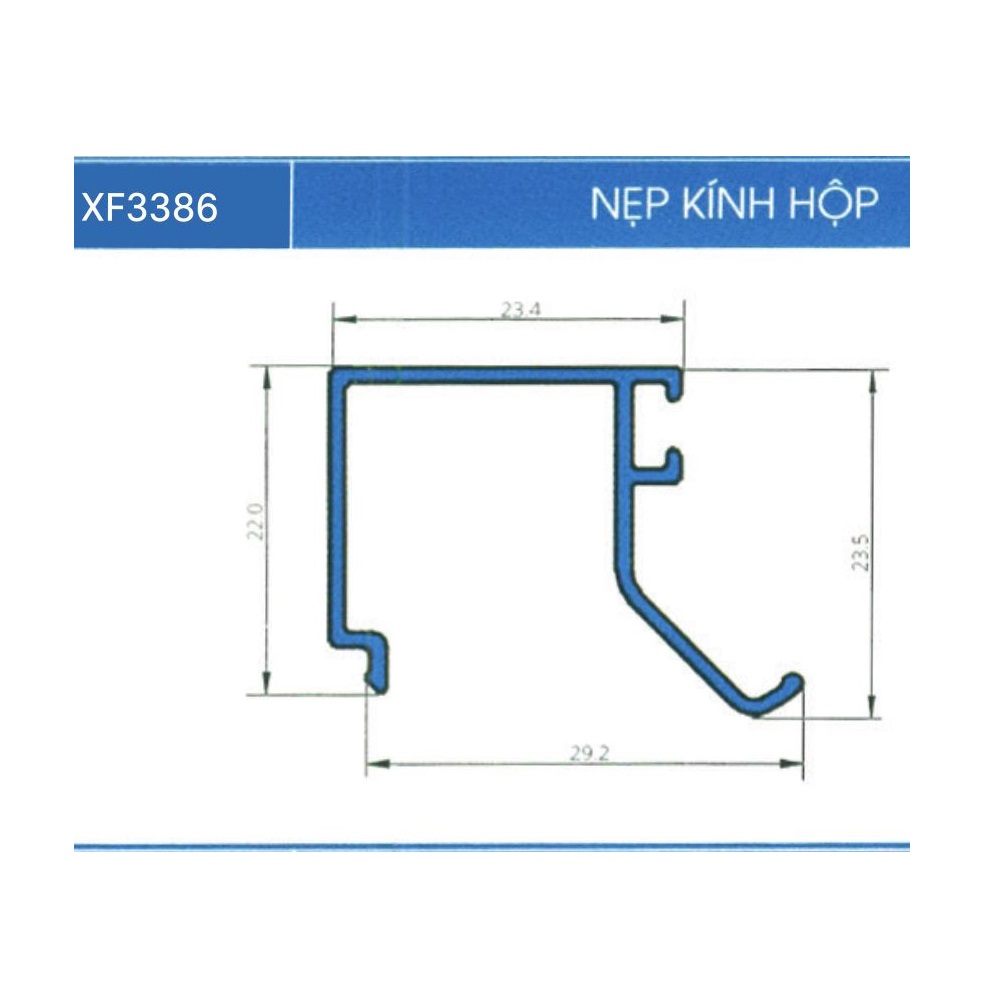 thanh nep kinh hop nhom he pa xf 55